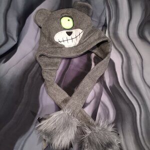 SUPER RARE!! ORIGINAL Teddy Scares Abynormal Cyrus hat Hand sewn/drawn claws